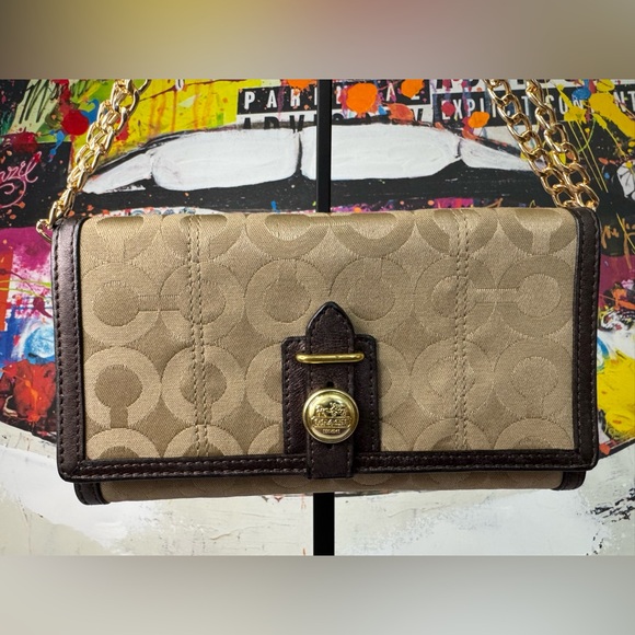 Coach Clutch/Wallet with Chain - Picture 5 of 17